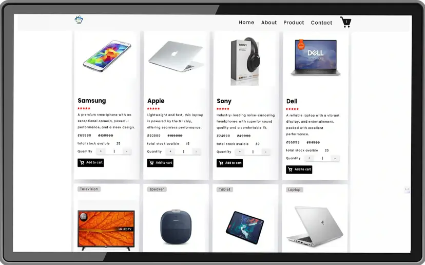 E-commerce with JavaScript