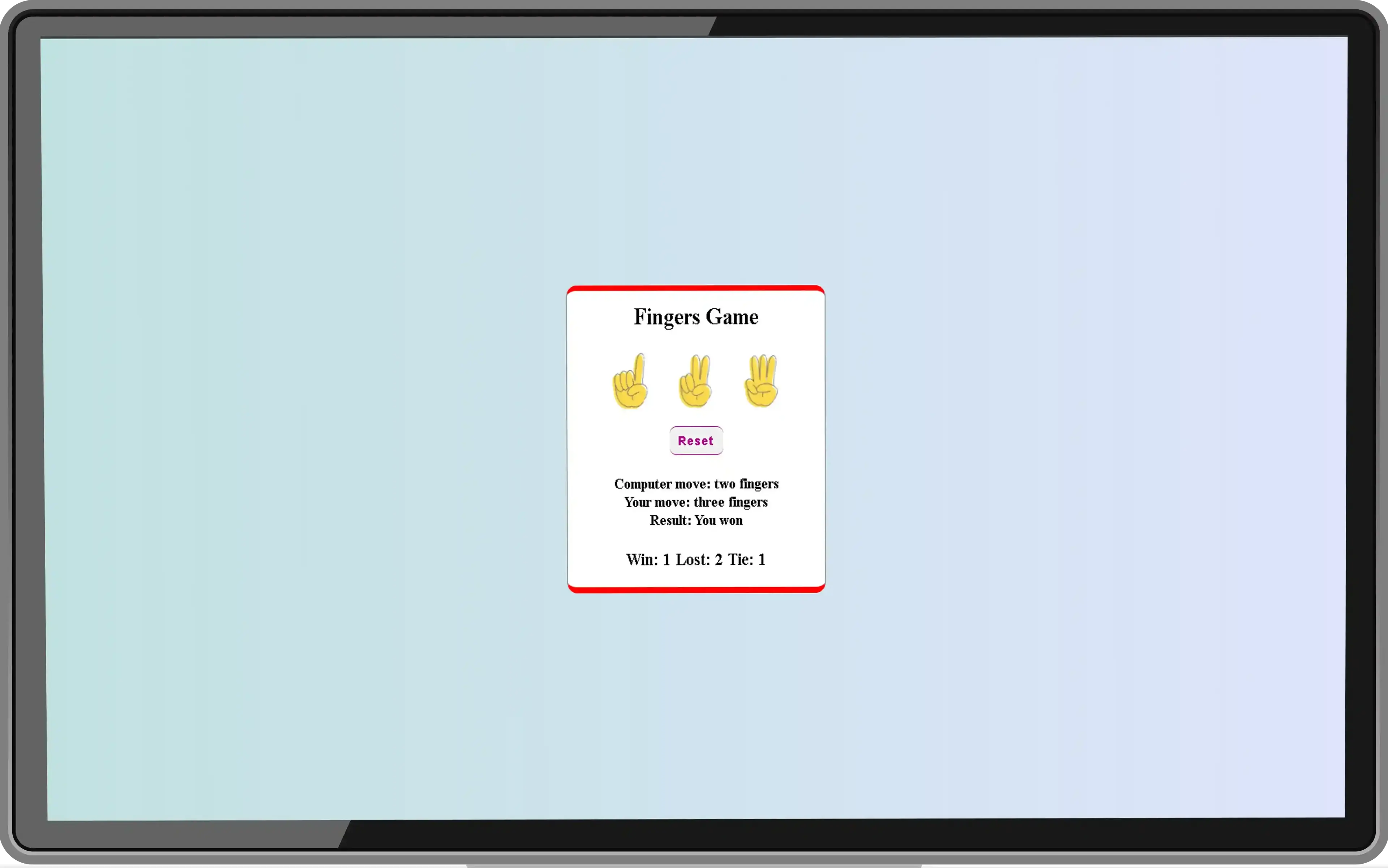 Fingers Play with JS